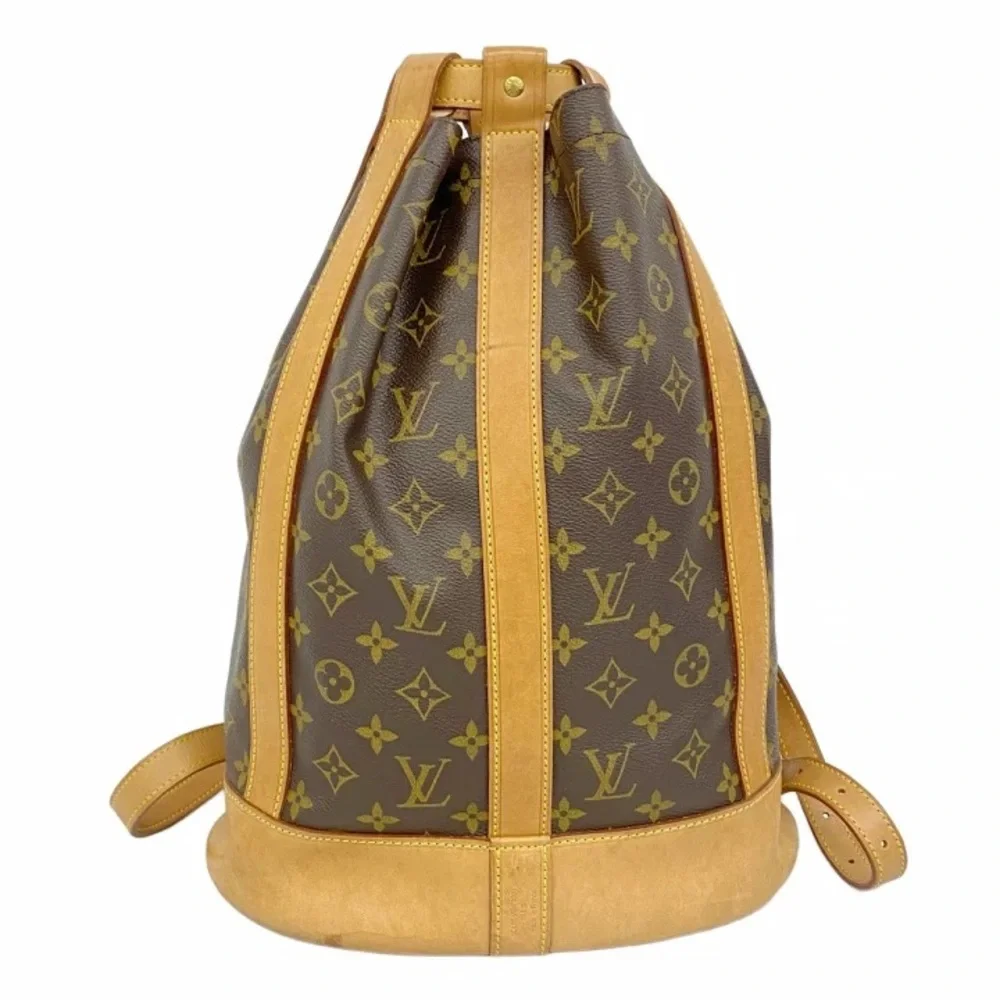 Authentic Louis Vuitton randonnee PM backpack monogram sling discontinued bag